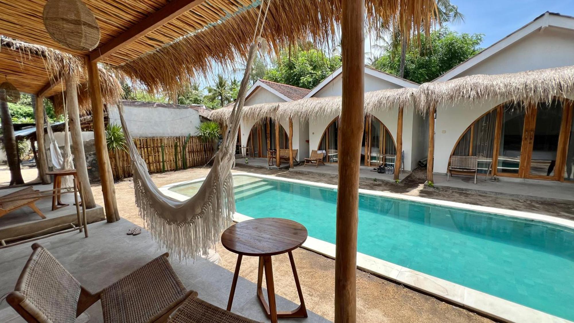 Rumah Canaria Bungalow Gili Trawangan Eksteriør billede