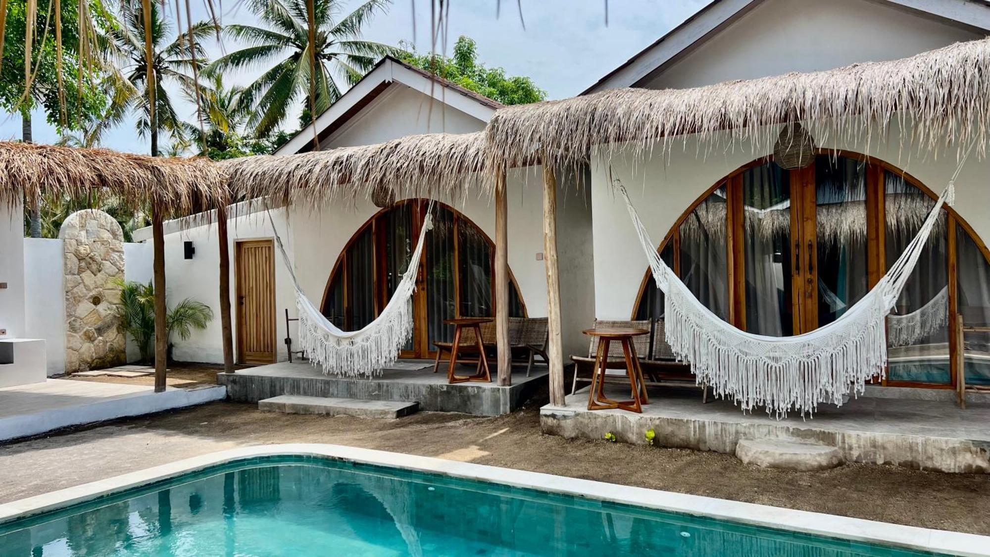 Rumah Canaria Bungalow Gili Trawangan Eksteriør billede