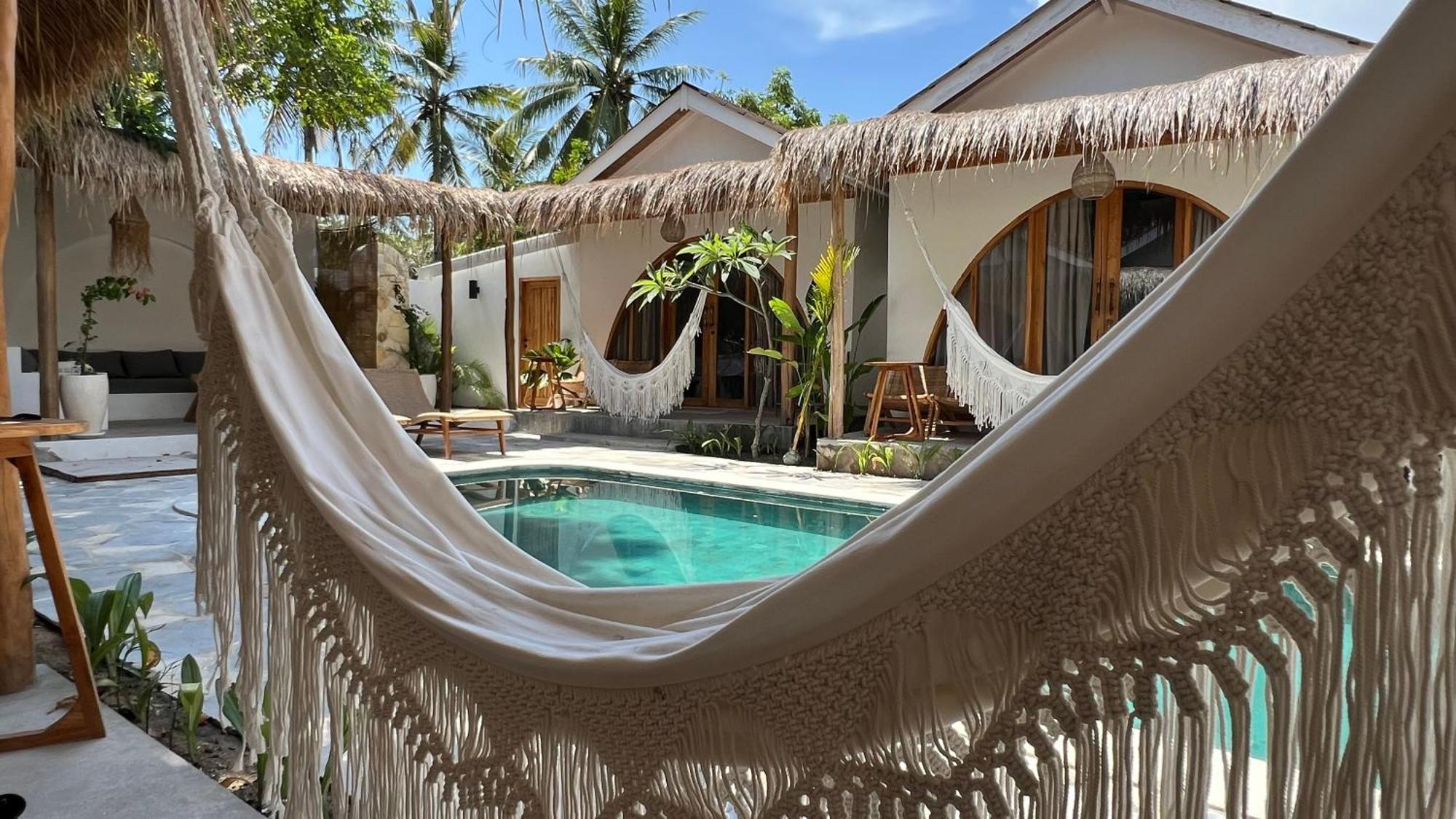 Rumah Canaria Bungalow Gili Trawangan Eksteriør billede