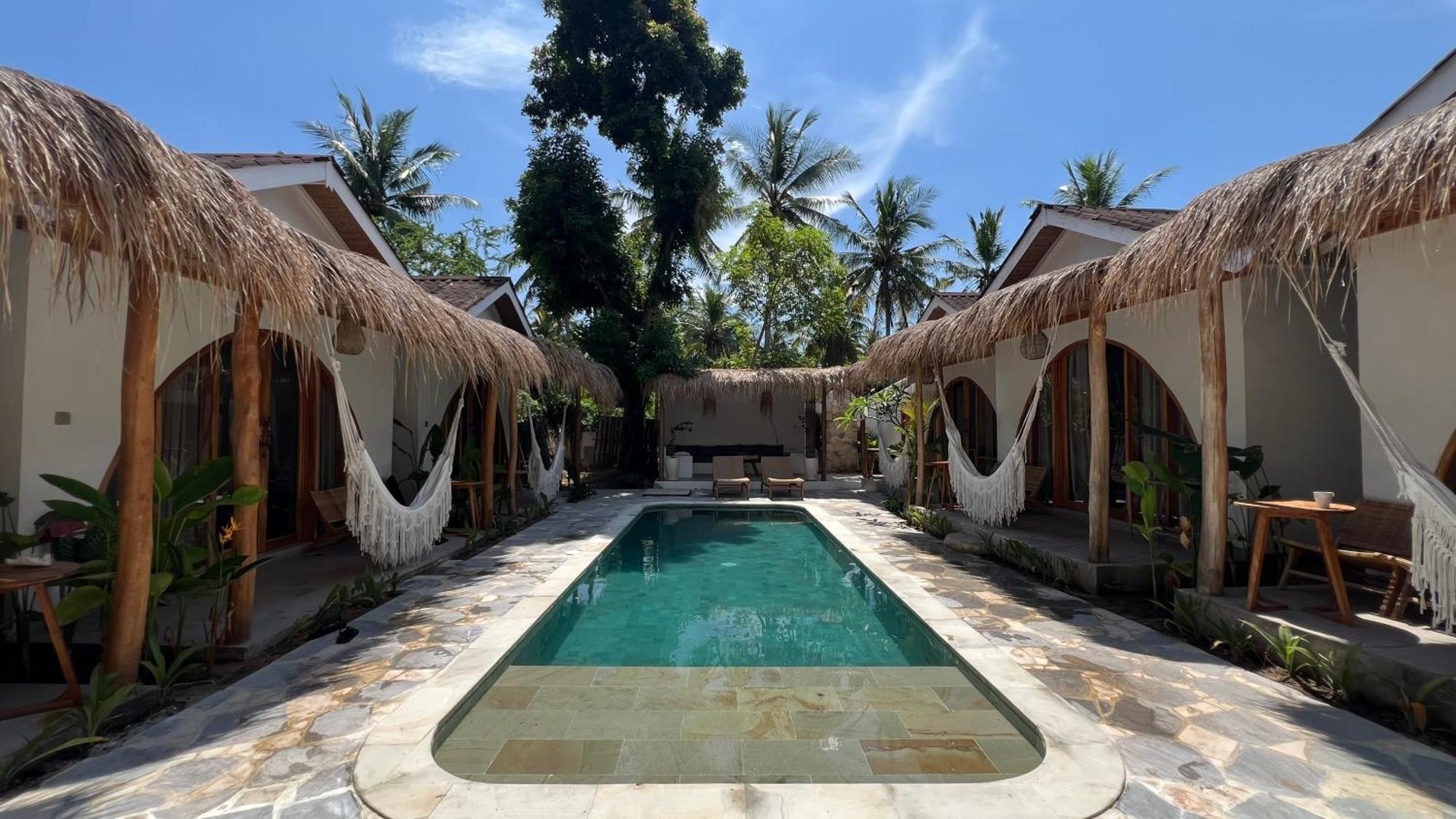 Rumah Canaria Bungalow Gili Trawangan Eksteriør billede